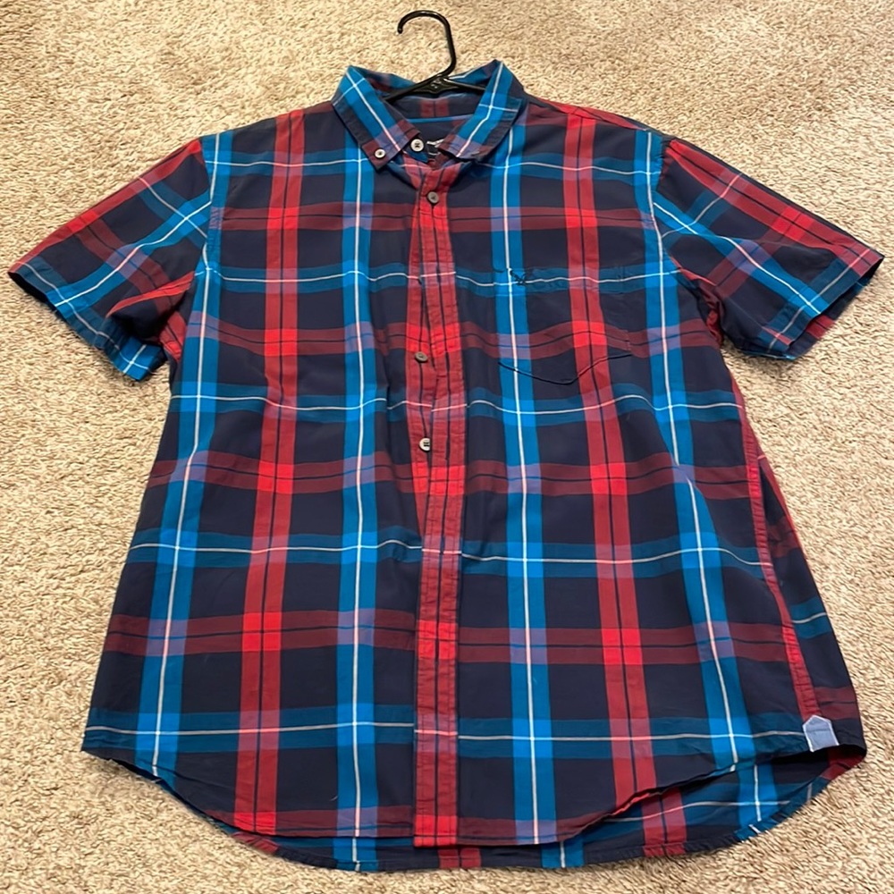 American Eagle short sleeve button up